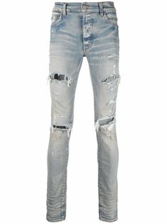 AMIRI джинсы скинни с эффектом потертости
