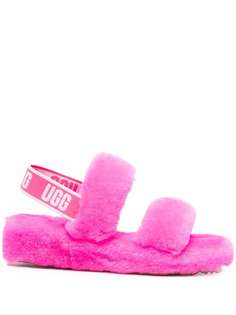 UGG сандалии Oh Yeah Zwart с мехом