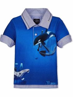 Lapin House рубашка поло с принтом