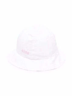 BOSS Kidswear шляпа с вышитым логотипом