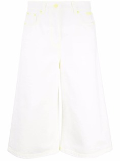 MSGM расклешенные укороченные джинсы