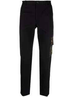 Dolce & Gabbana зауженные брюки с камуфляжной вставкой