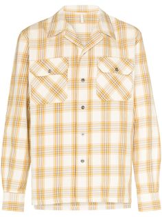 Sunflower клетчатая рубашка с карманами