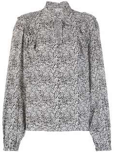 Closed блузка с оборками и принтом