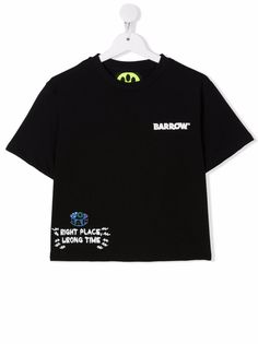Barrow kids укороченная футболка с логотипом