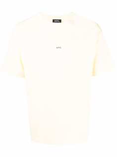 A.P.C. футболка с логотипом