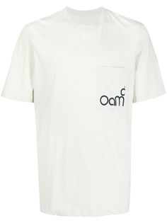 OAMC футболка с накладным карманом и логотипом