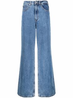 12 STOREEZ широкие джинсы с завышенной талией