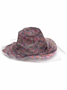 Philosophy Di Lorenzo Serafini шляпа с цветочным принтом