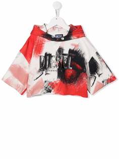 Diesel Kids укороченное худи