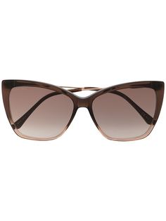 Jimmy Choo Eyewear солнцезащитные очки Seba в оправе кошачий глаз