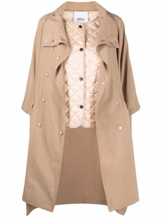 Erika Cavallini кейп на кнопках со съемным жилетом