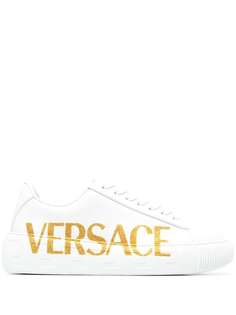 Versace кеды с логотипом