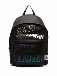 LANVIN рюкзак с логотипом граффити