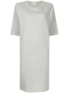 James Perse платье-футболка с приспущенными плечами