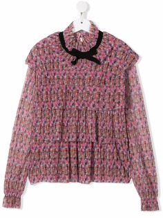 Philosophy Di Lorenzo Serafini Kids блузка с графичным принтом