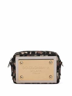 Dolce & Gabbana сумка через плечо с леопардовым принтом
