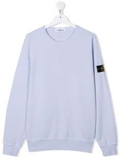 Stone Island Junior джемпер с нашивкой-логотипом