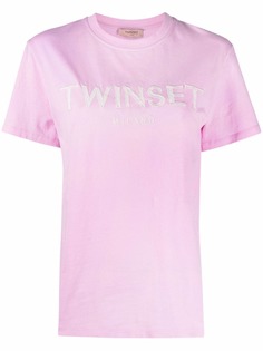 TWINSET футболка с логотипом