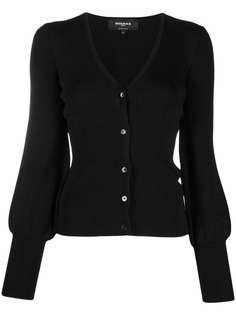 Rochas кардиган в рубчик с V-образным вырезом