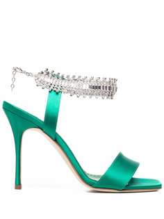 Manolo Blahnik босоножки Parinasan с кристаллами