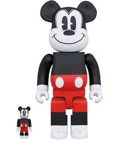 Medicom Toy набор коллекционных фигурок Be@rbrick Mickey Mouse 100% + 400%