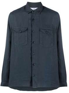 Stone Island рубашка с вышивкой Compass