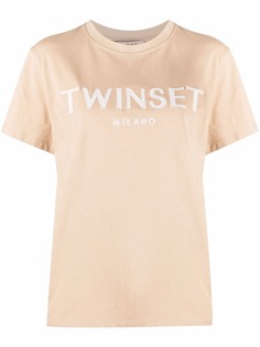 TWINSET футболка с логотипом