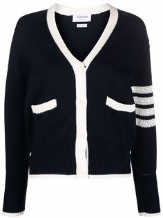 Thom Browne кардиган с полосками 4-Bar