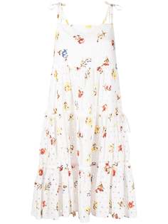 YMC платье миди Pamela с цветочным принтом