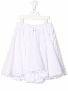 Zadig & Voltaire Kids юбка миди Novelty с вышивкой