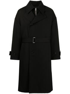SONGZIO длинное шерстяное пальто с поясом So°Ngzio