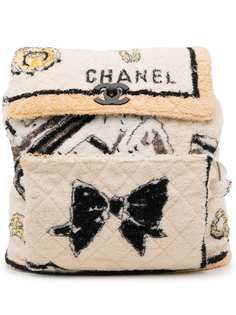 Chanel Pre-Owned стеганый махровый рюкзак 1992-го года
