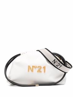 Nº21 сумка на плечо Eva с кулиской и логотипом