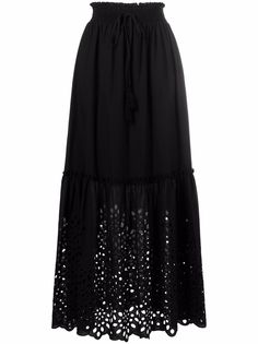 ERMANNO FIRENZE юбка с перфорацией