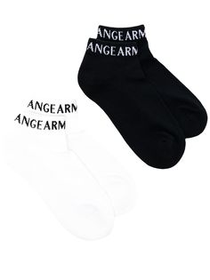 Armani Exchange носки вязки интарсия с логотипом