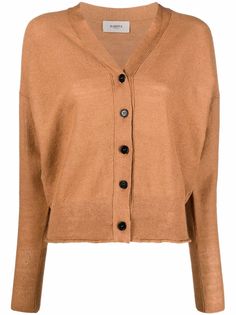 Barena кардиган тонкой вязки с V-образным вырезом