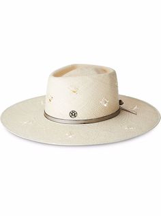 Maison Michel соломенная шляпа Brune
