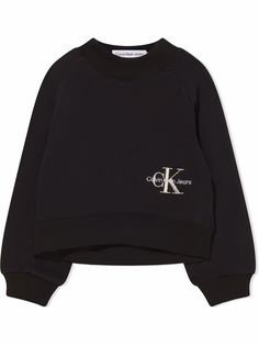 Calvin Klein Jeans толстовка с высоким воротником и логотипом
