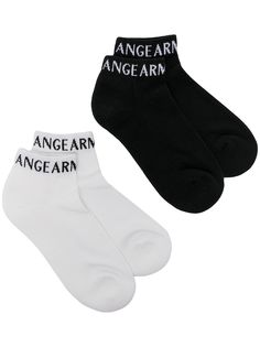 Armani Exchange носки вязки интарсия с логотипом