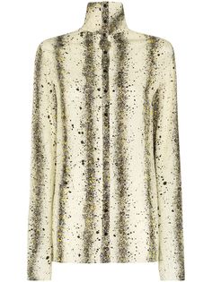 Lemaire рубашка с эффектом разбрызганной краски