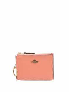 Coach кошелек на молнии с логотипом