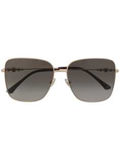 Jimmy Choo Eyewear солнцезащитные очки Hester в квадратной оправе