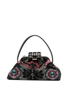 Ermanno Scervino сумка-тоут с цветочной вышивкой