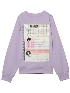 MM6 Maison Margiela Kids толстовка с принтом