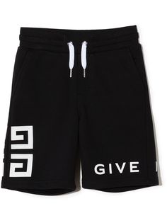 Givenchy Kids спортивные шорты с логотипом