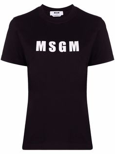 MSGM футболка с логотипом