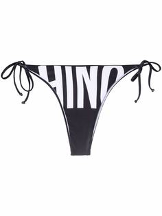 Moschino плавки бикини с завязками и логотипом