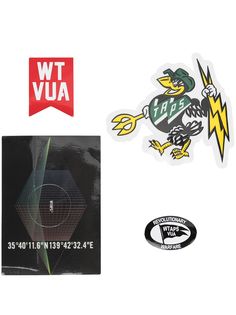 WTAPS набор из четырех стикеров (W)Taps