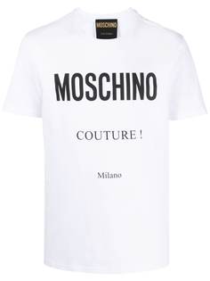 Moschino футболка с логотипом